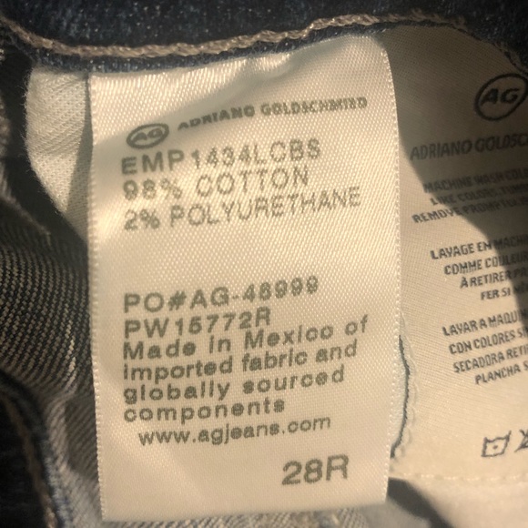 NWT AG Jeans Prima Cigarette LCBS - Picture 11 of 13